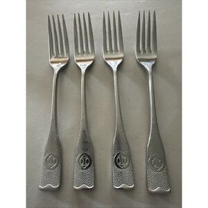 DJ stainless flatware D20 lot of 4‎ dinner forks